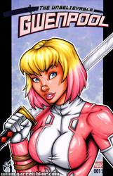 Gwenpool unmasked bust cover