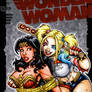 Wonder Woman + Harley Quinn sketch cover