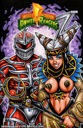 Lord Zedd + Rita Repulsa sketch cover