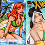 Swimsuit Jean + Rogue tag sketch cover