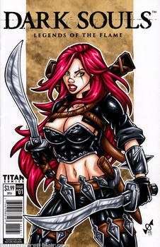 Katarina (League of Legends) sketch cover