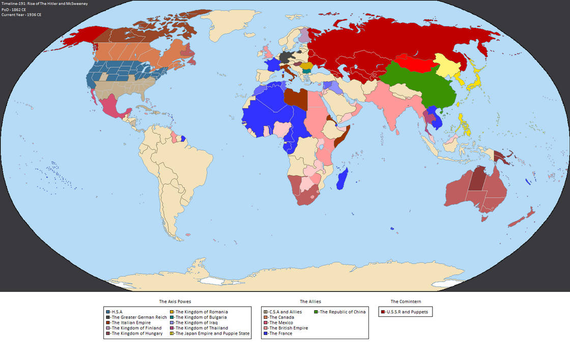 TL 191: Political World Map in 1936 by LordOguzHan on DeviantArt TL 191: Political World Map in 1936 by LordOguzHan on DeviantArt