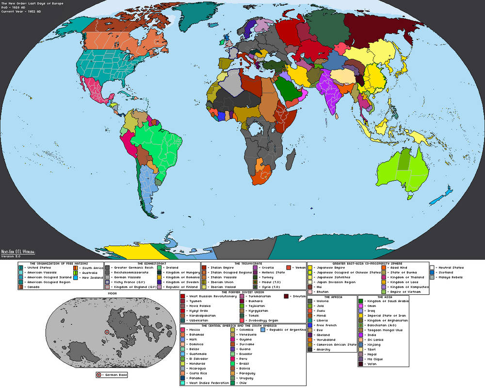 Map 1952 The New Order Last Days of Europe 1952AD by LordOguzHan on DeviantArt