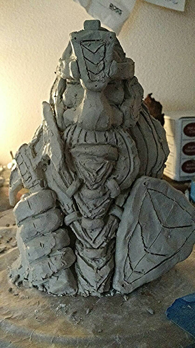 Deviantart Clay Clay sculpture #2 by DarthTickles on DeviantArt
