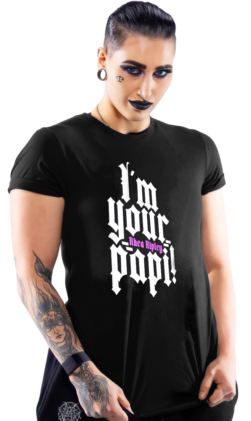 Custom Rhea Ripley Signs WWE Custom Rhea Ripley ImYour Papi 2022 PNG by KingOcho3K on DeviantArt
