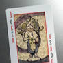 Superheroes poker card. the joker