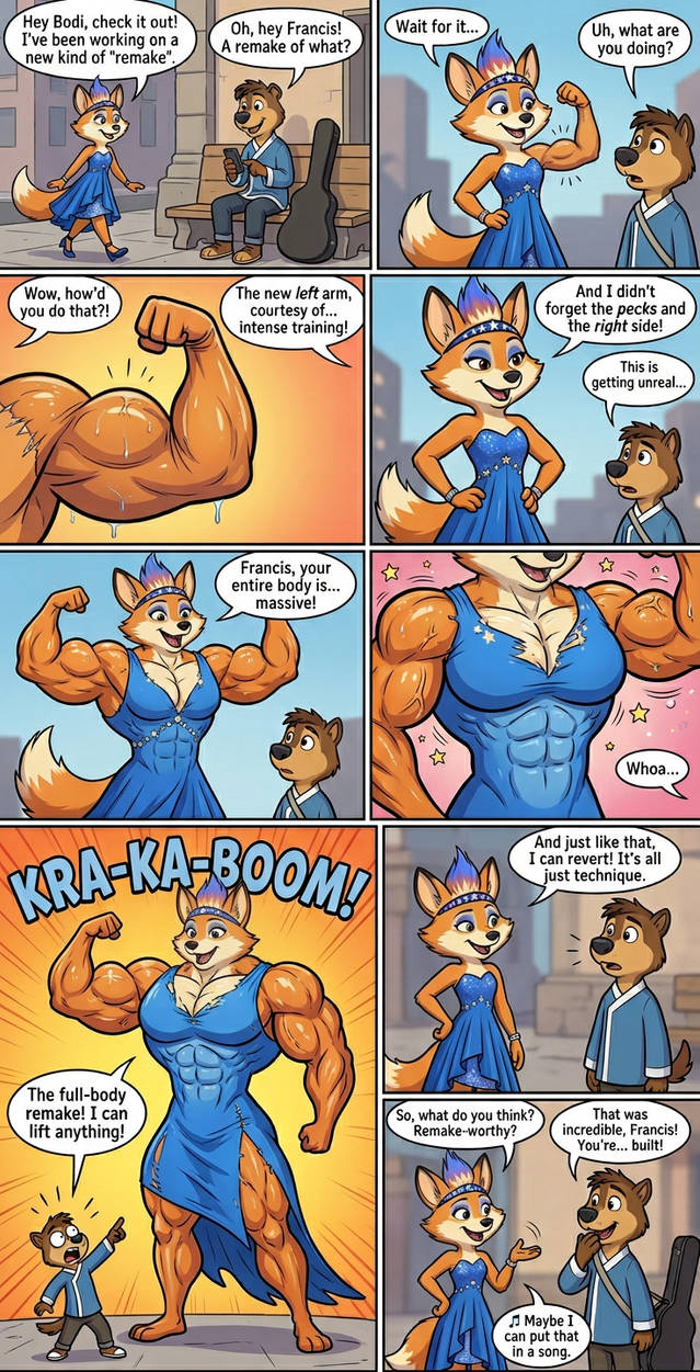 Animals. Muscle Deviantart Rock Dog Muscle Showing Comic by GabrielAIArt55 on DeviantArt
