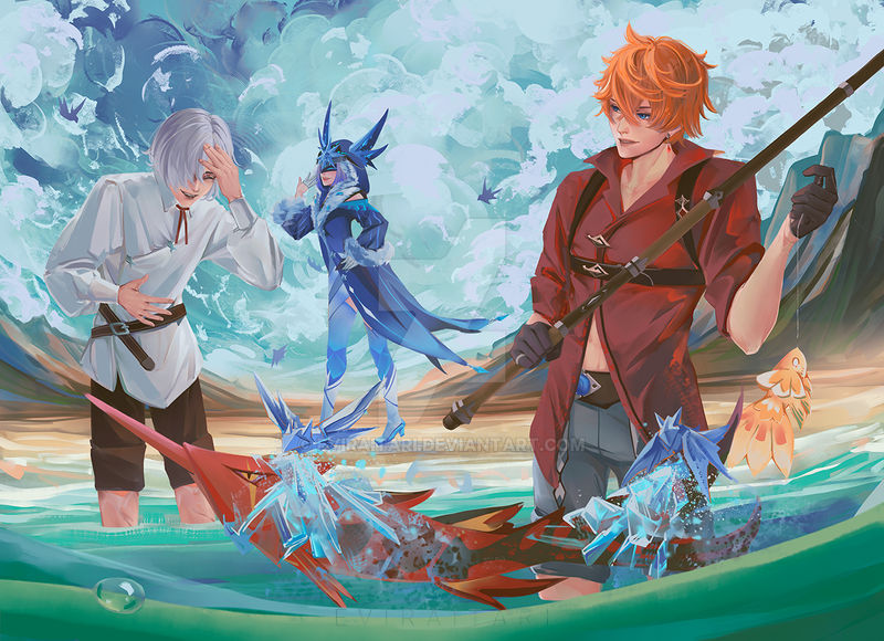 Fishing by EVIRAITARI on DeviantArt