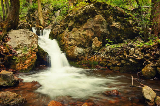 Waterfall in Zadiel valley