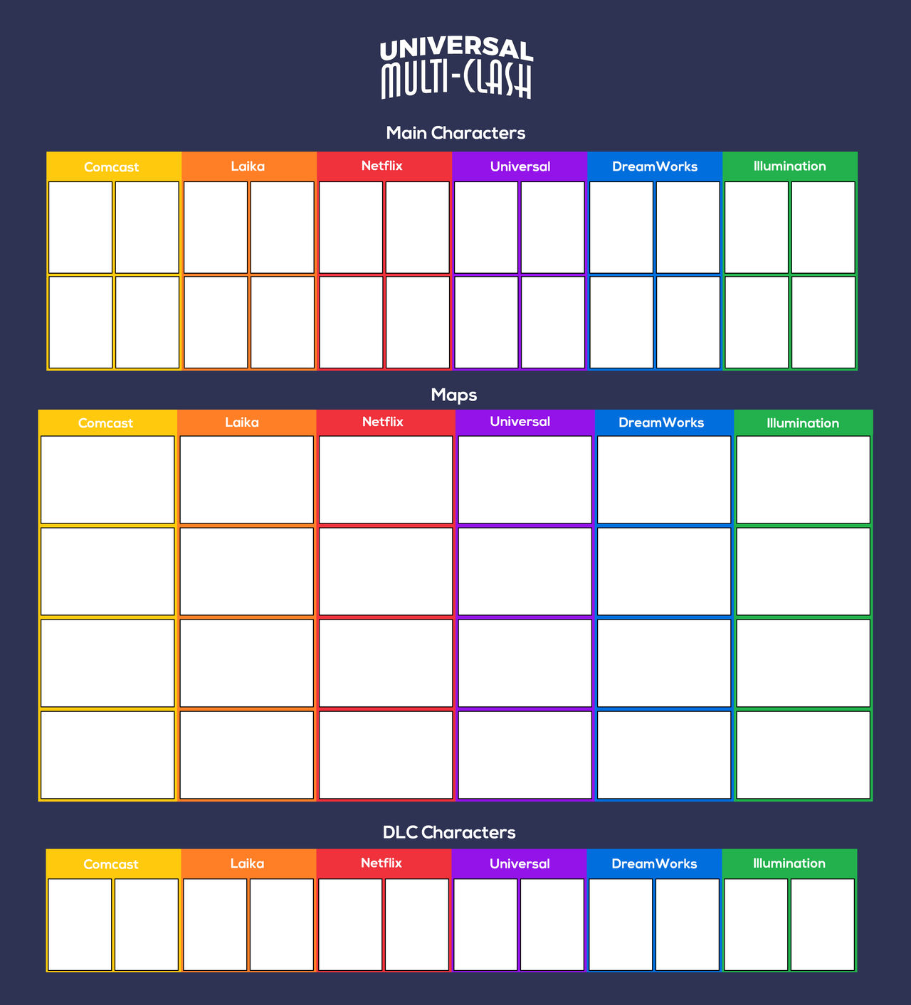 Universal MultiClash A Fighting Meme Template by Alexpasley on DeviantArt