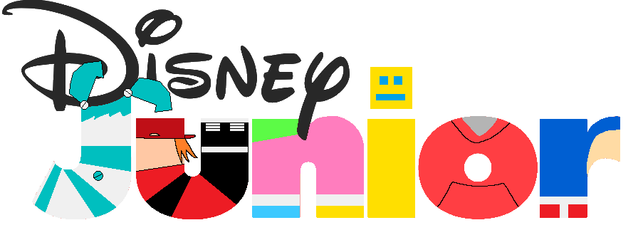 Disney Jr Letters Deviantart Disney Junior Logo Crossover #4 by Alexpasley on DeviantArt