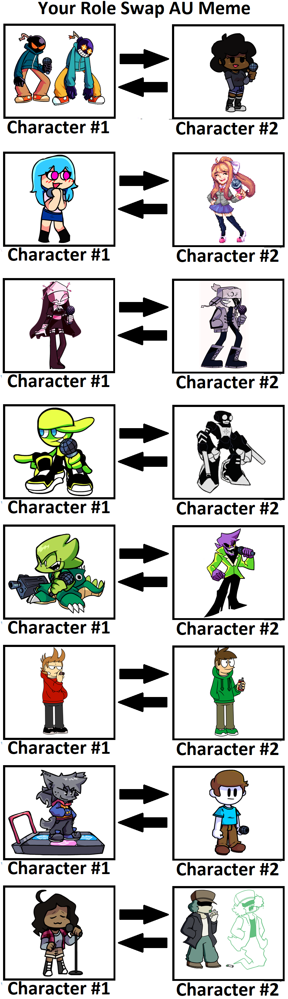Mod Roles Tohs FNF MOD Role Swap AU Part 1 by Alexpasley on DeviantArt