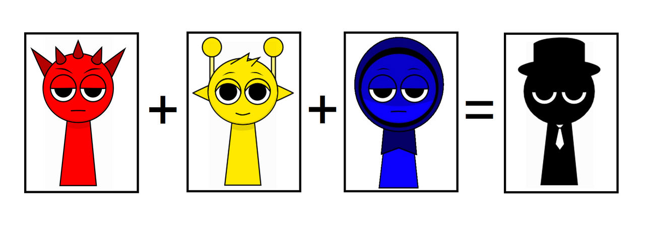 Sprunki Math Raddy + Simon + Jevin = Black by Alexpasley on DeviantArt
