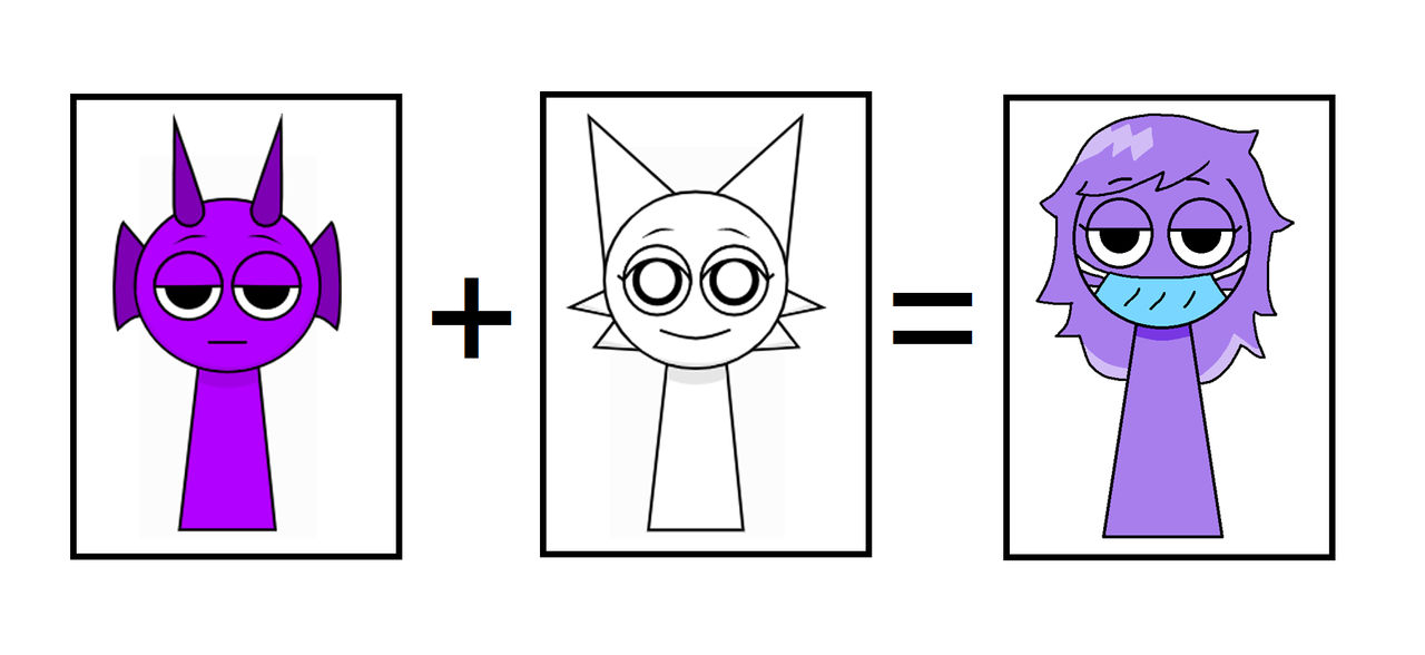 Sprunki Math Durple + Wenda = Masski by Alexpasley on DeviantArt