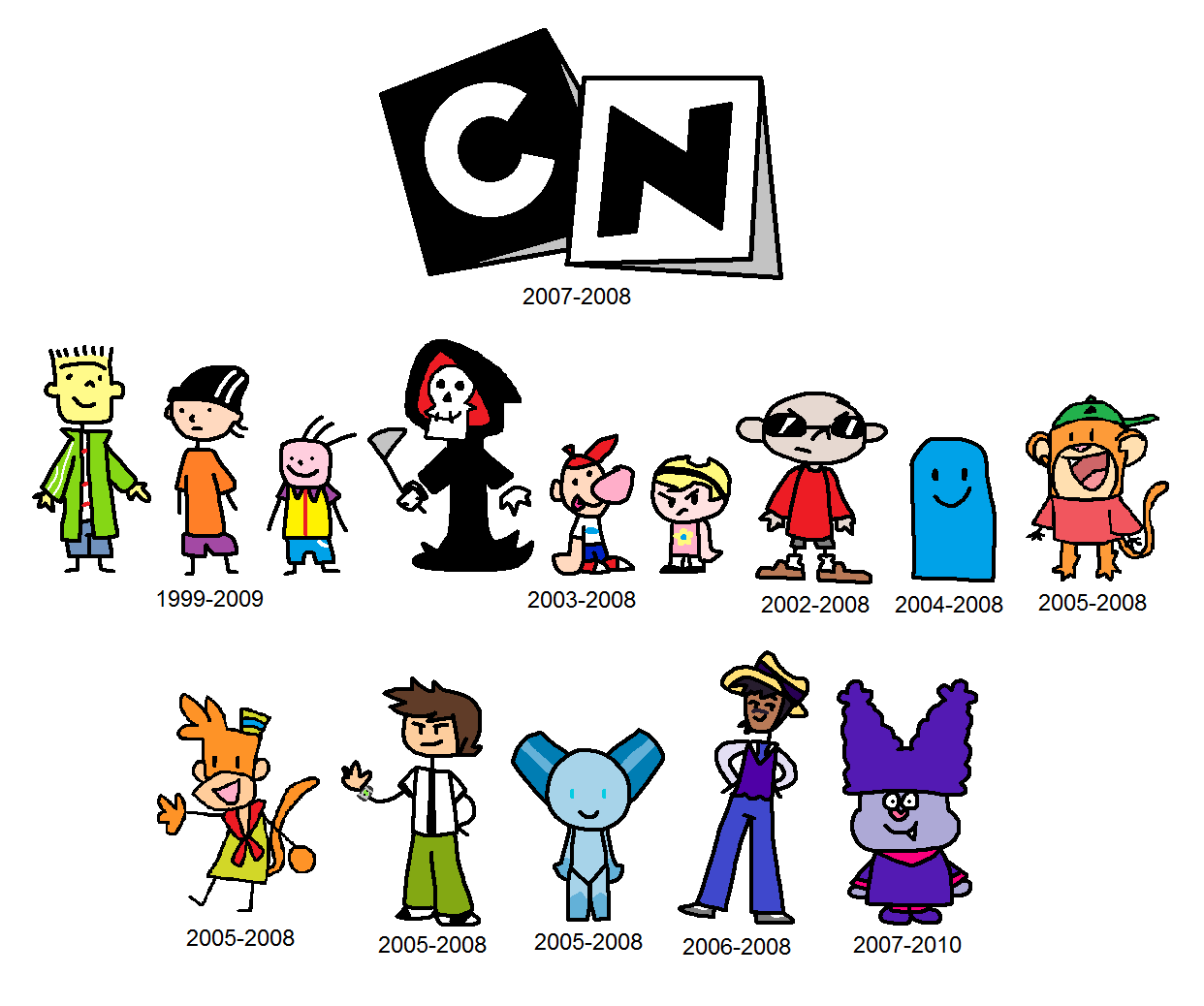 2007 Carttons Cartoon Network 2007-2008 Fall by Alexpasley on DeviantArt