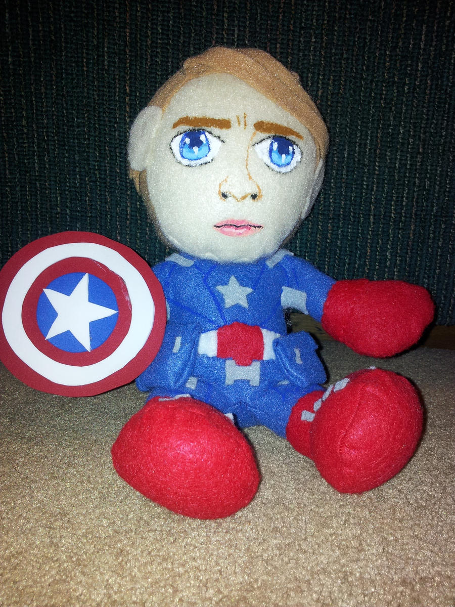 Captain America Plush by cciortan on DeviantArt