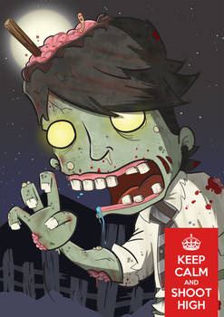 Keep Calm - Zombie Edition