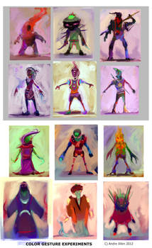 Abstract character color concepts4