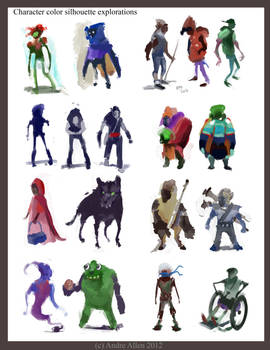 Abstract character color concepts5