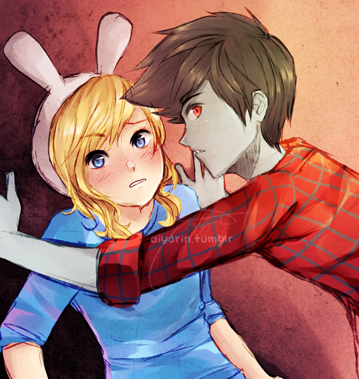 Marshall Lee And Fionna Got Caught kissing