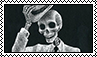 skeleton with hat