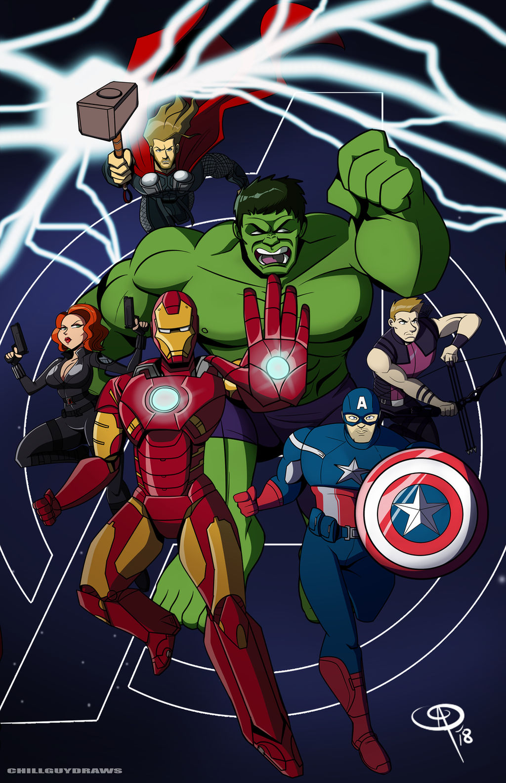 Marvel Cinematic Universe: Phase 1 by Chillguydraws on DeviantArt