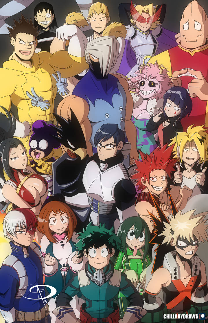 My Hero Academia - Class 1A by Chillguydraws on DeviantArt