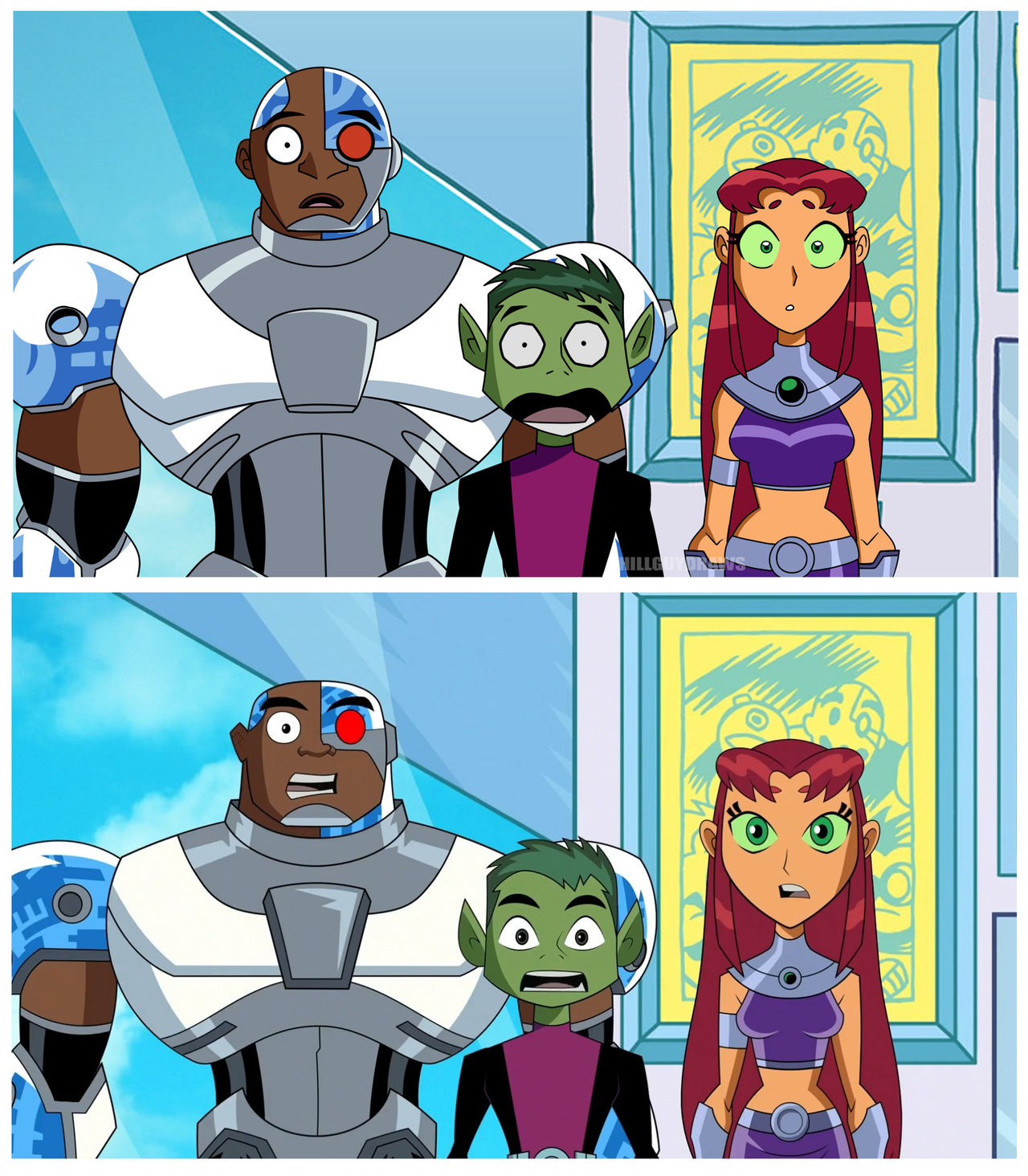 Teen Titans Go Vs Teen Titans Redraw Group By Chillguydraws On DeviantArt Teen titans go vs teen titans redraw group by chillguydraws on deviantart