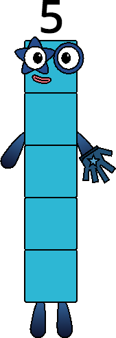 Numberblock 5 by Mizuki112233 on DeviantArt