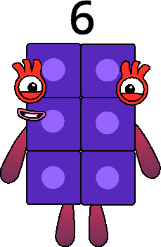 Numberblock 6 by Mizuki112233 on DeviantArt