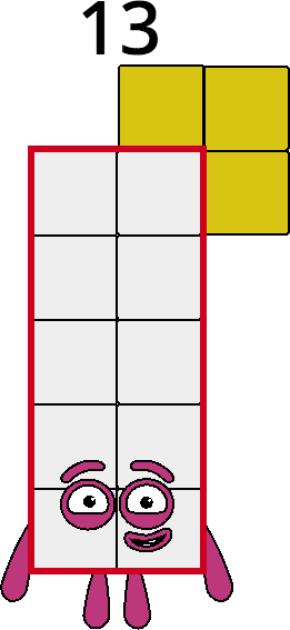 Numberblock 13 by Mizuki112233 on DeviantArt