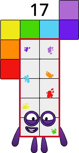 Numberblock 17 by Mizuki112233 on DeviantArt