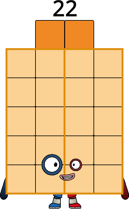 Numberblock 22 by Mizuki112233 on DeviantArt