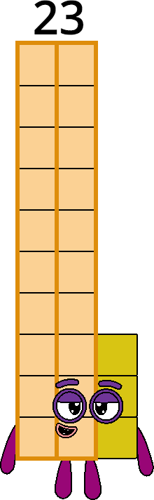 Numberblock 23 by Mizuki112233 on DeviantArt