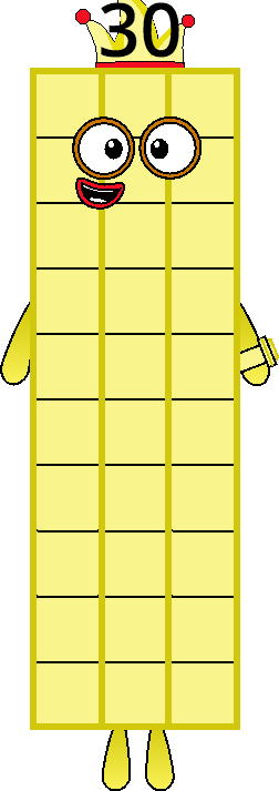 30 Outline Numberblock 30 by Mizuki112233 on DeviantArt