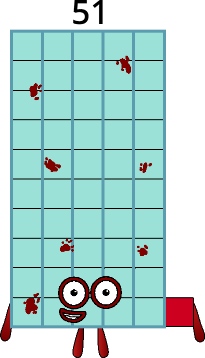 Numberblock 51 by Mizuki112233 on DeviantArt