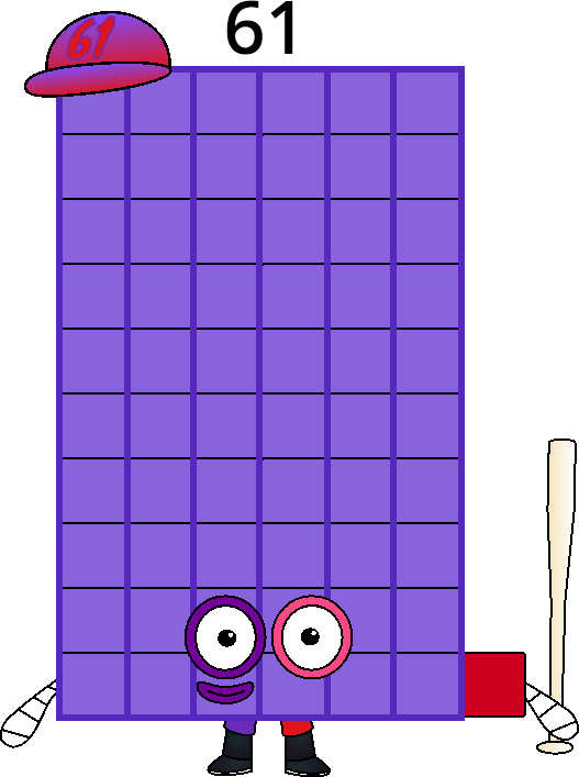 Numberblock 61 by Mizuki112233 on DeviantArt