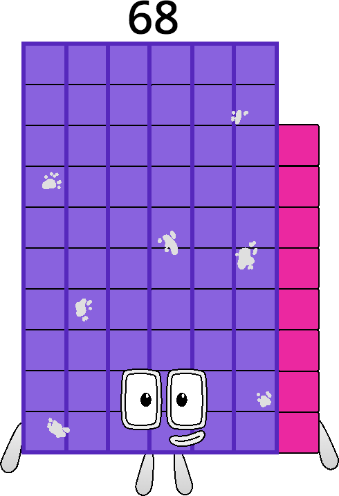 Numberblock 68 by Mizuki112233 on DeviantArt