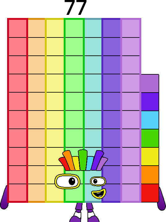 Numberblock 77 By Mizuki112233 On DeviantArt numberblock-77-by-mizuki112233-on-deviantart