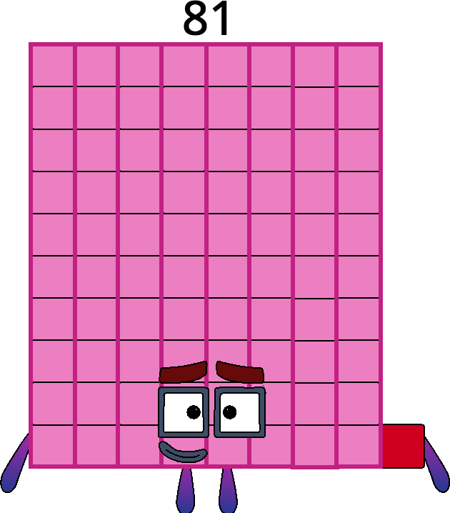 Numberblock 81 by Mizuki112233 on DeviantArt