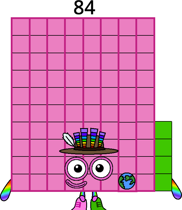 Numberblock 84 by Mizuki112233 on DeviantArt