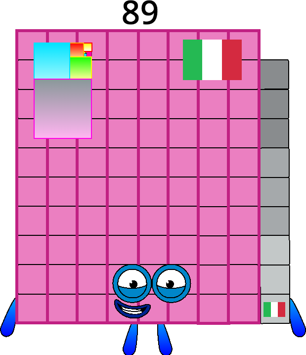 Numberblock 89 by Mizuki112233 on DeviantArt