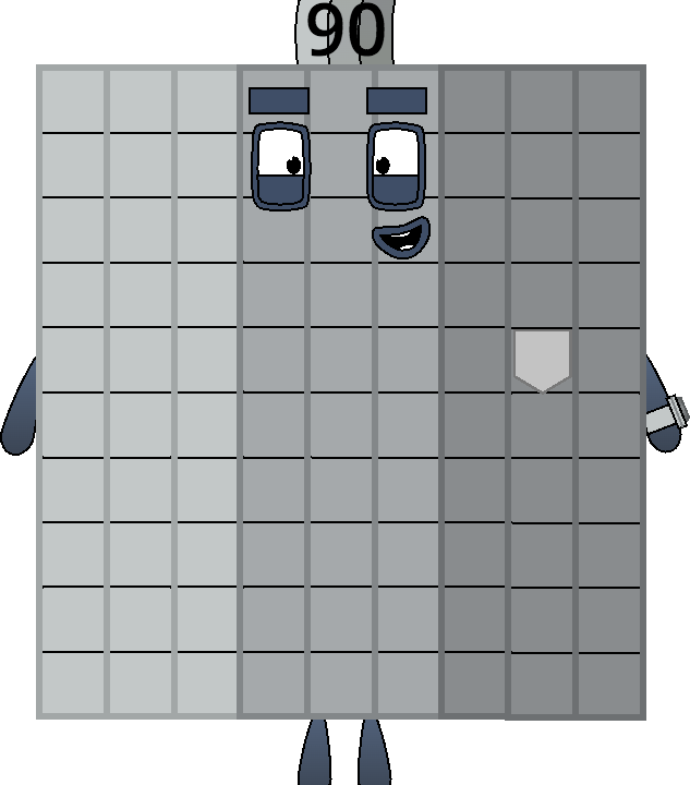 Numberblock 90 by Mizuki112233 on DeviantArt