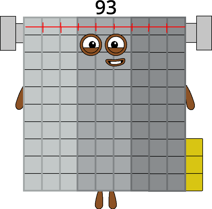 Numberblock 93 by Mizuki112233 on DeviantArt