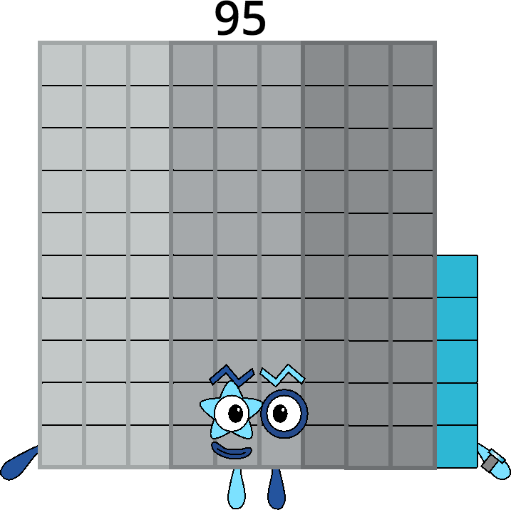 Numberblock 95 by Mizuki112233 on DeviantArt