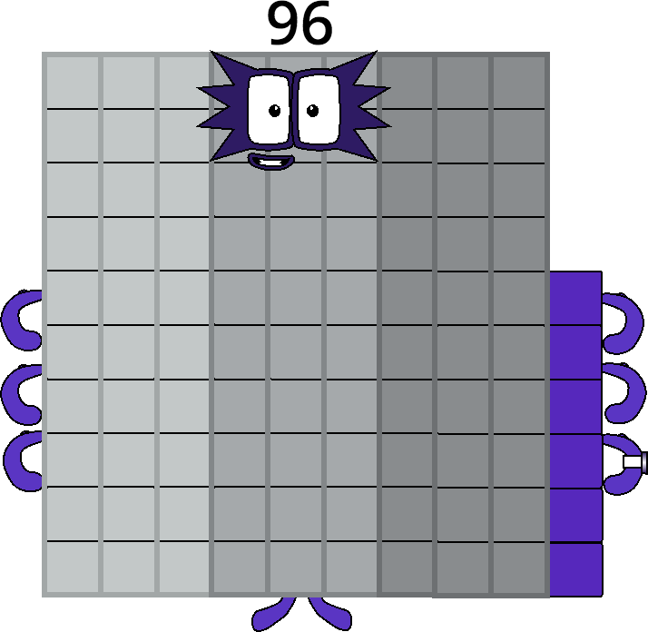 Numberblock 96 by Mizuki112233 on DeviantArt