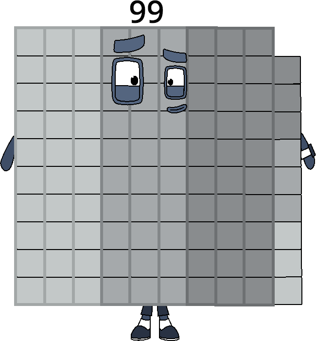 Numberblock 99 by Mizuki112233 on DeviantArt