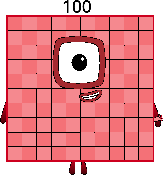 Numberblock 100 by Mizuki112233 on DeviantArt