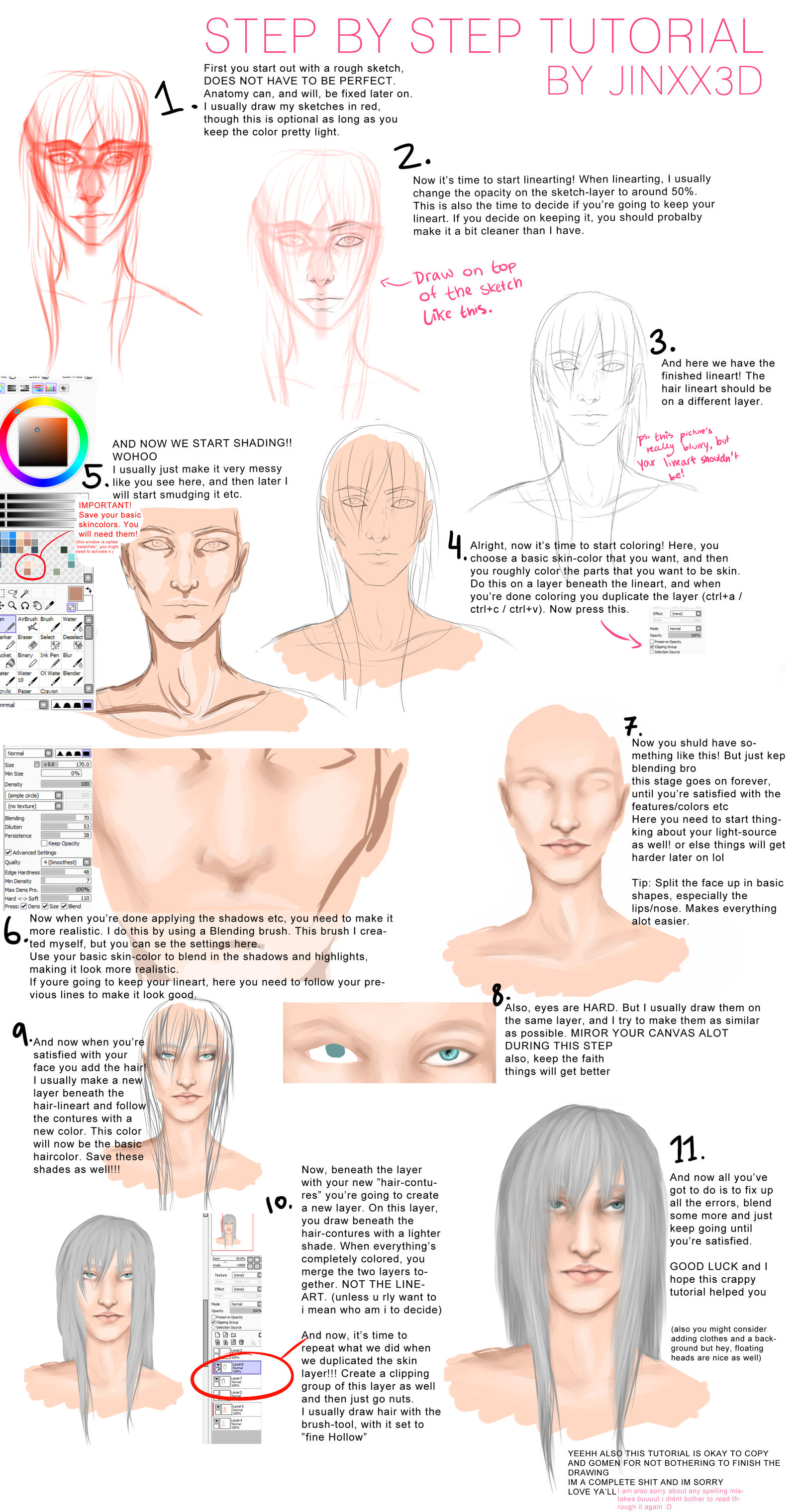 HOW TO DRAW FACES (TUTORIAL)