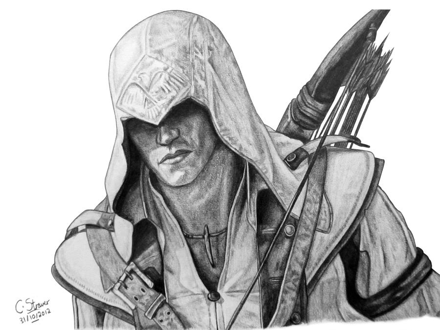 Assassin's Creed 3 Connor - Fan Art Drawing by LethalChris on DeviantArt